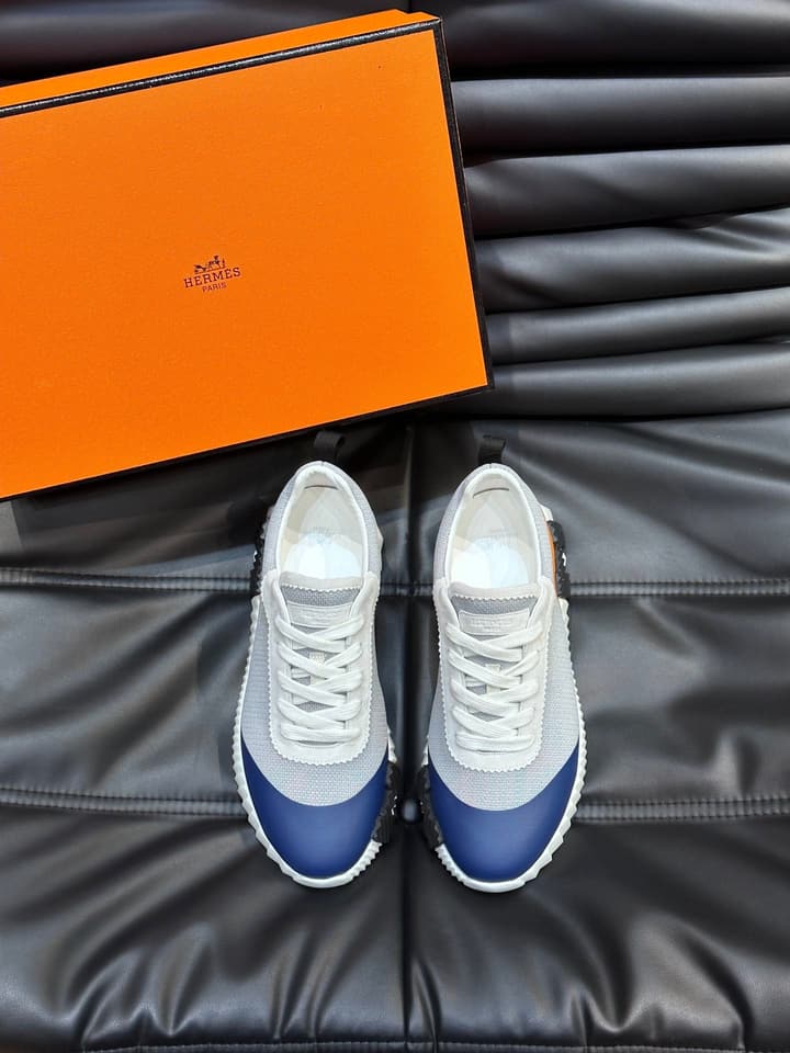 Hermès Bouncing Sneakers in Charcoal
