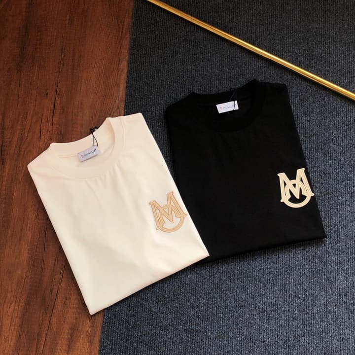Moncler Embroidered Logo T-Shirt – 2026SS in Classic Black
