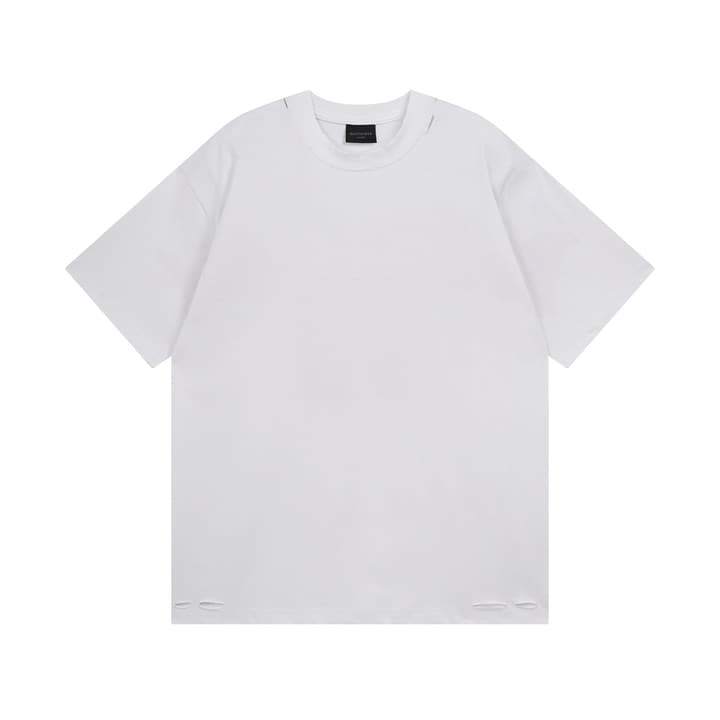 Balenciaga Paris Art Print Distressed T-Shirt – 25SS in Black