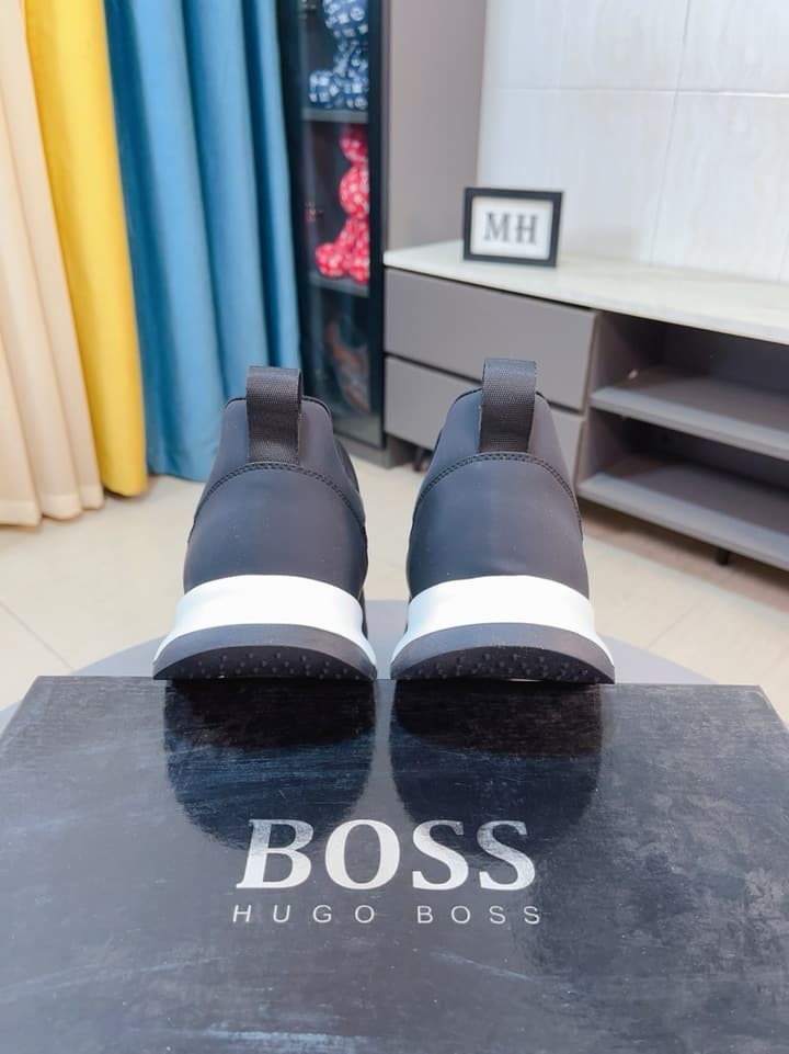 Boss Classic Suede and Waterproof Casual Sneakers