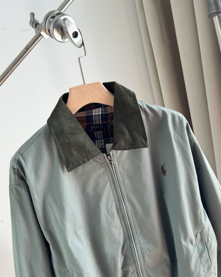 Ralph Lauren Campus Collared Jacket in Blue