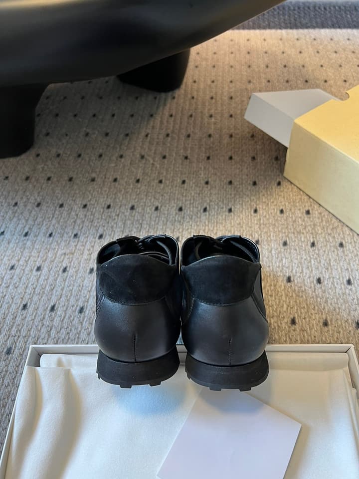 The Row 25SS German Training Mesh Sneakers in Black