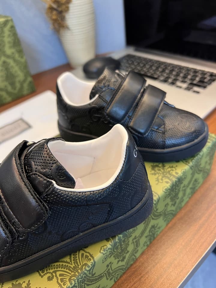 Gucci Kids Sheepskin-Lined Sneakers – Kids Collection
