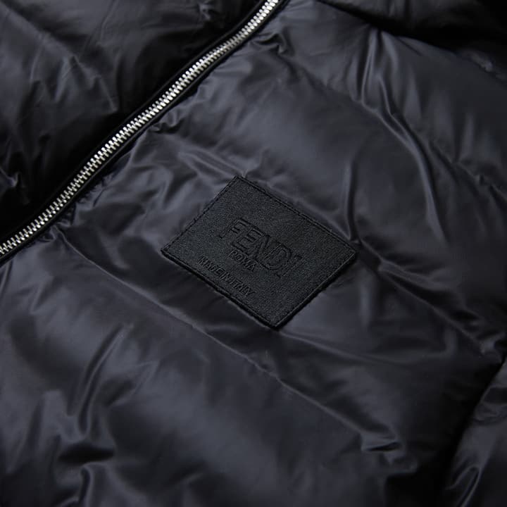 Fendi Reversible Down Jacket in Ff Stripes Pattern
