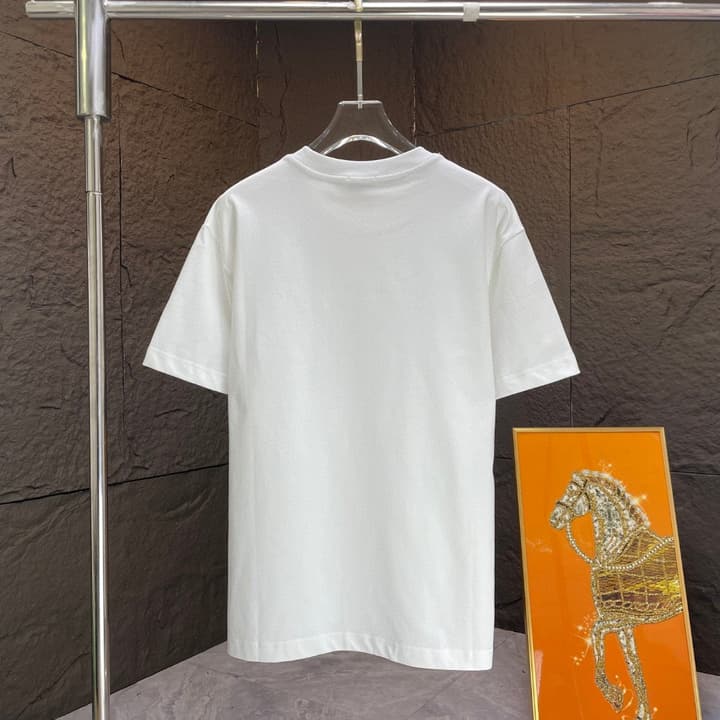 Moncler Cotton Embroidered T-Shirt – 2025 Spring/Summer Collection in Dark Navy Crew Neck With Tonal Logo