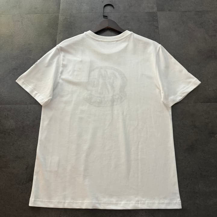 Moncler Letter Pattern Crewneck T-Shirt – 2026SS in Black