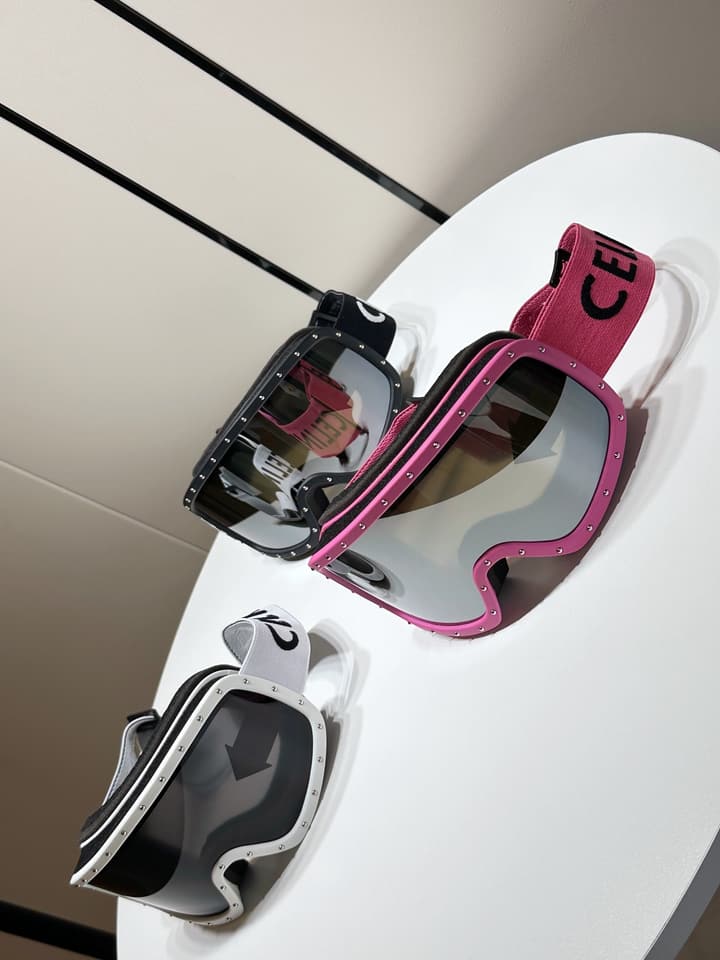Celine High-Performance Ski Goggles in Classic Black