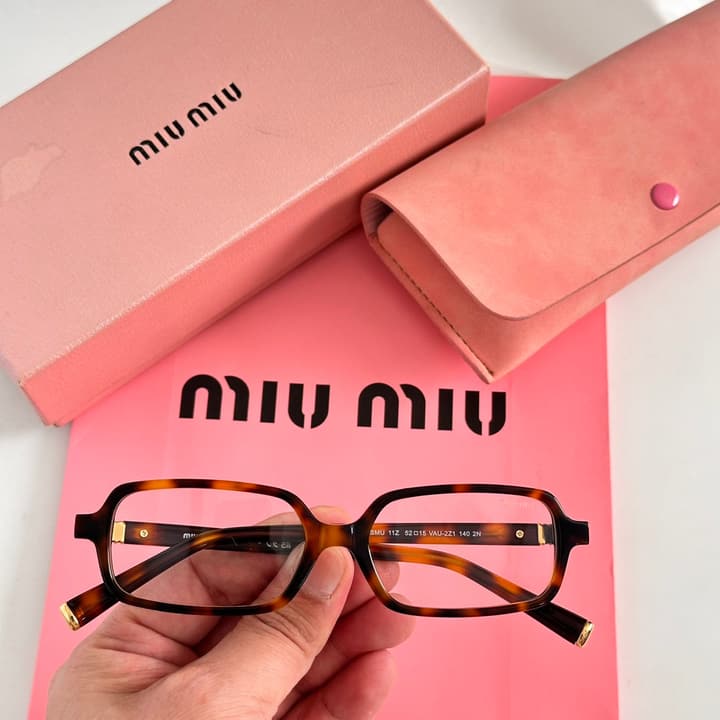 Miu Miu SMU 11Z Narrow Frame Sunglasses