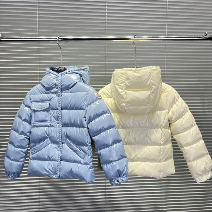 Moncler Kids Hooded Down Jacket – 25FW in Classic Black
