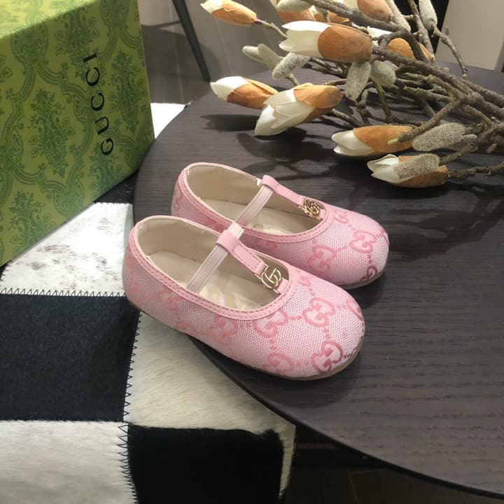Gucci Kids Footwear – Kids Collection in Beige/brown Gg Monogram