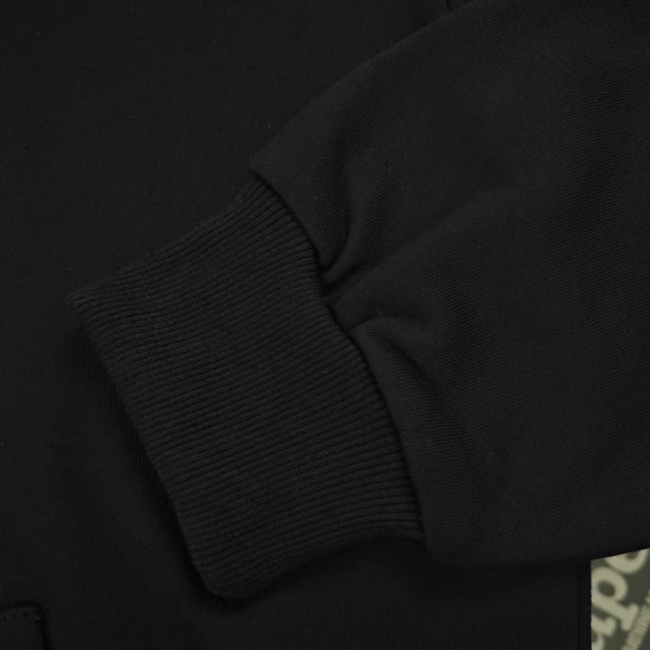 Louis Vuitton Embroidered Patch Logo Hoodie – 2025FW in Classic Black
