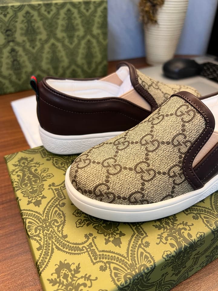 Gucci Kids Sheepskin-Lined Sneakers – Kids Collection