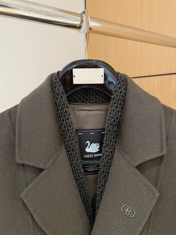 Dolce & Gabbana Men's Wool Kensington Coat – 2025FW in Classic Black