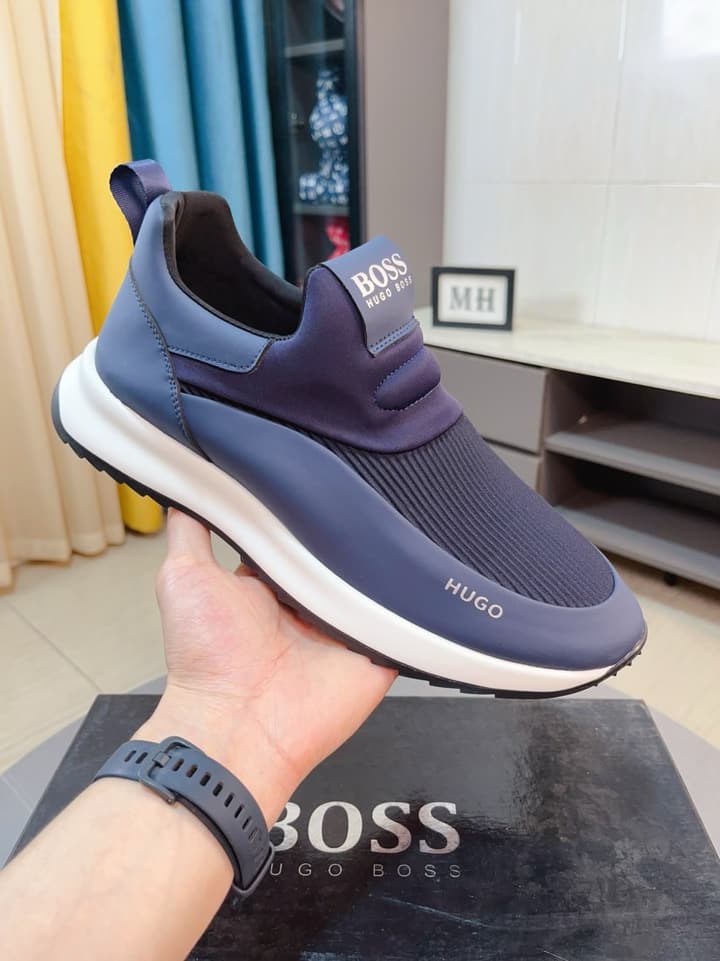 Boss Classic Suede and Waterproof Casual Sneakers