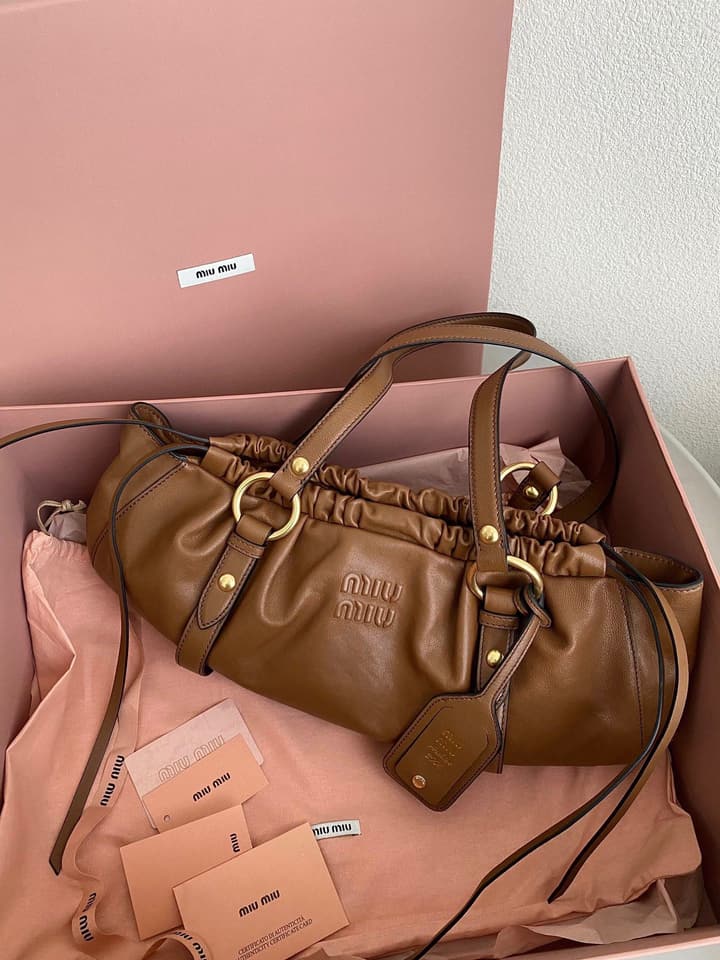 Miu Miu Nappa Dumpling Bag