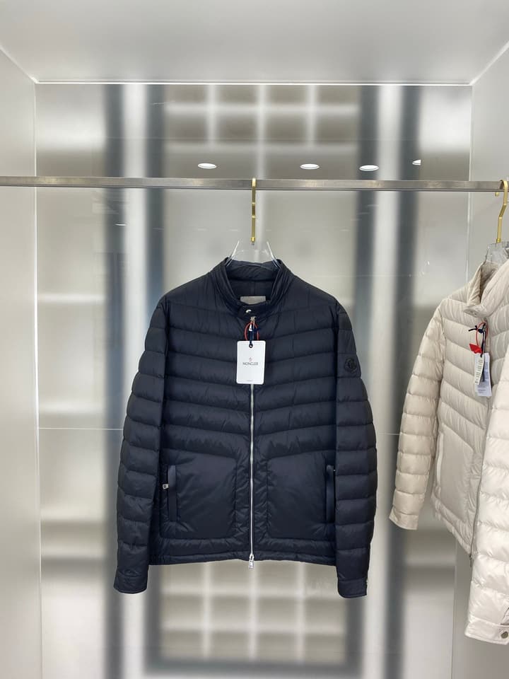 Moncler Arnique Men's Short Down Jacket – 25 Collection in Classic Black