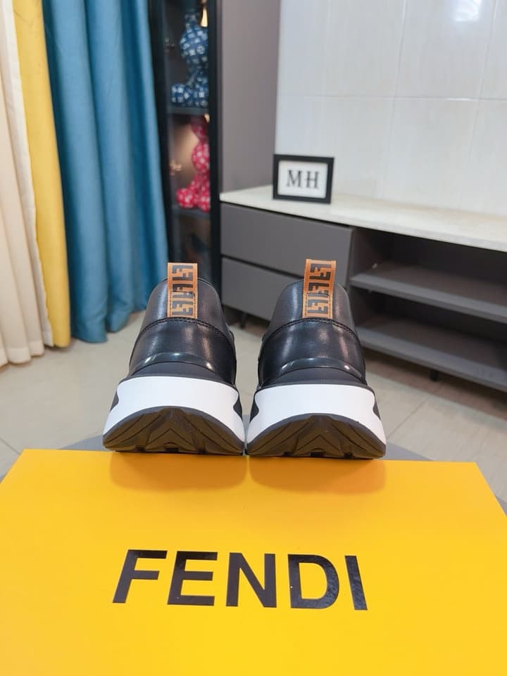 Fendi Classic Calfskin Sneakers