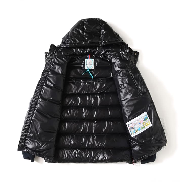 Moncler Corydale Striped Hooded Down Jacket – FW22