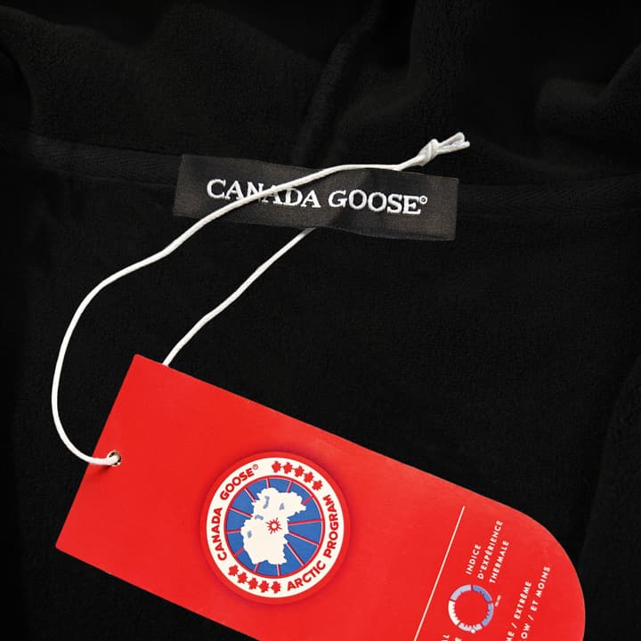 Canada Goose Half-Zip Fleece Sweatshirt in Black Half-zip Sweatshirt