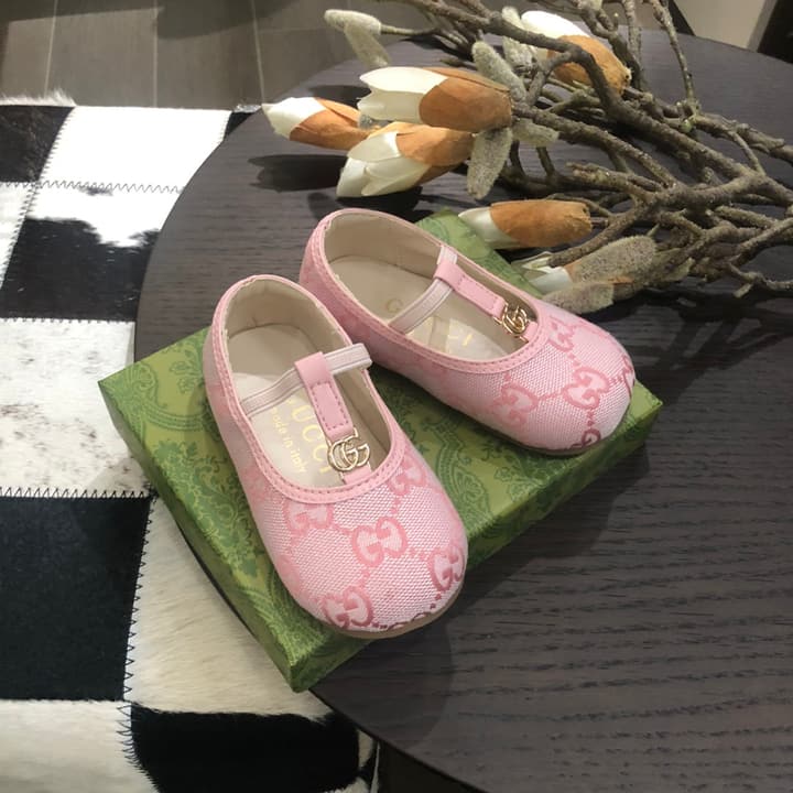 Gucci Kids Footwear – Kids Collection in Beige/brown Gg Monogram