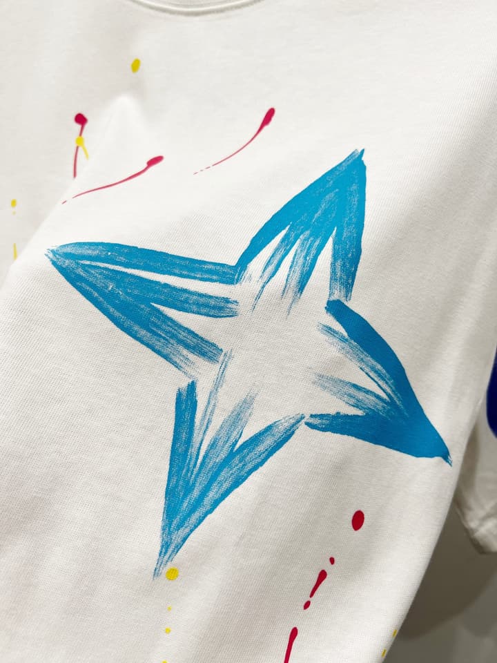 Louis Vuitton Colorful Graffiti Print T-Shirt – 2025SS in White Graffiti Print