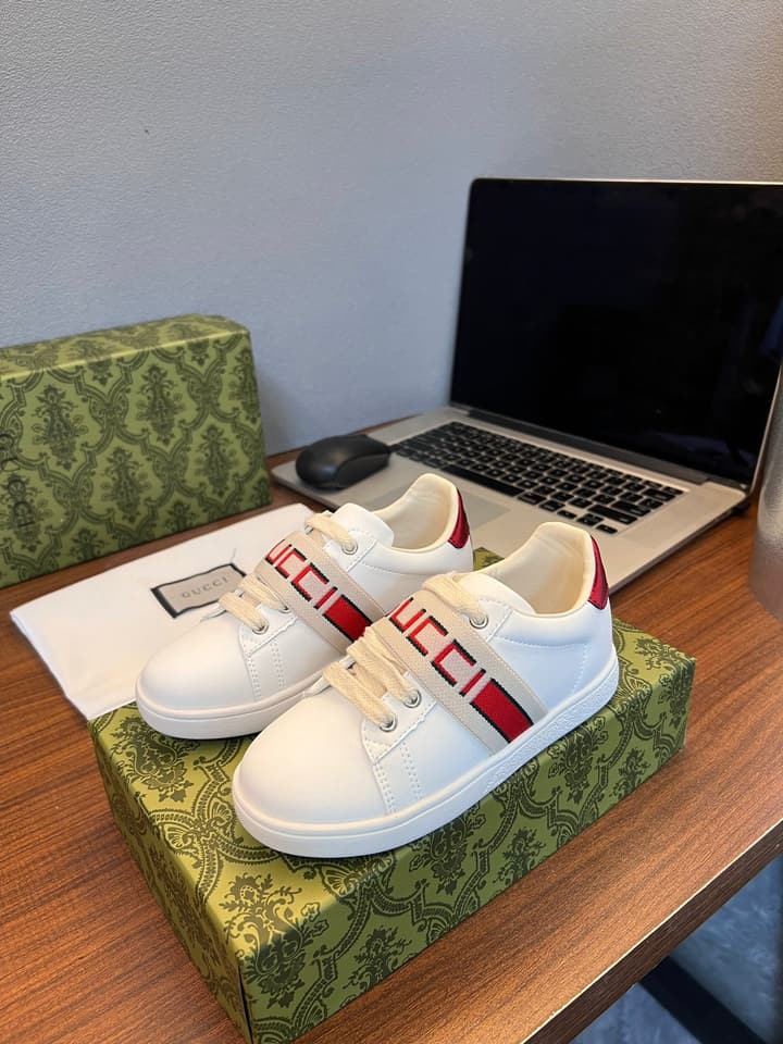 Gucci Kids Sheepskin-Lined Sneakers – Kids Collection