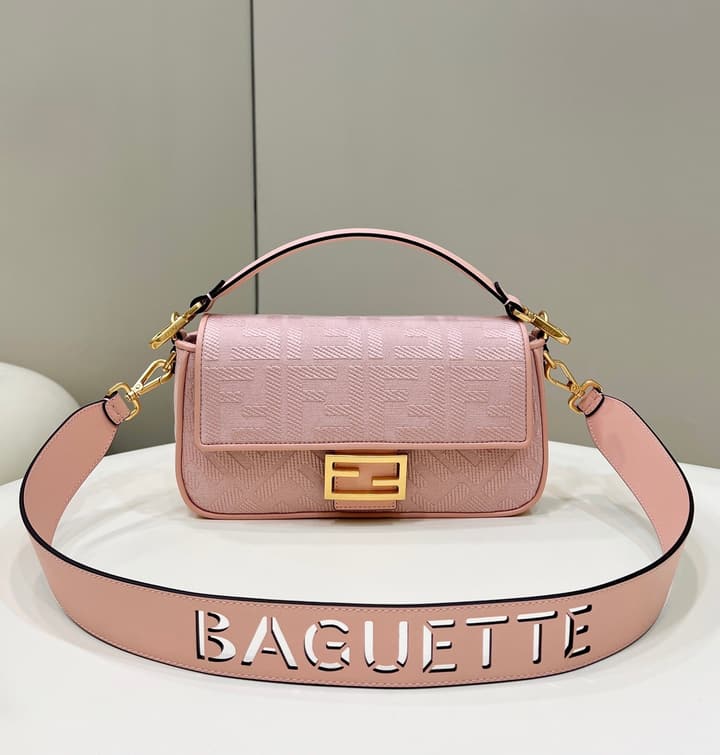 Fendi Classic Canvas Baguette Bag