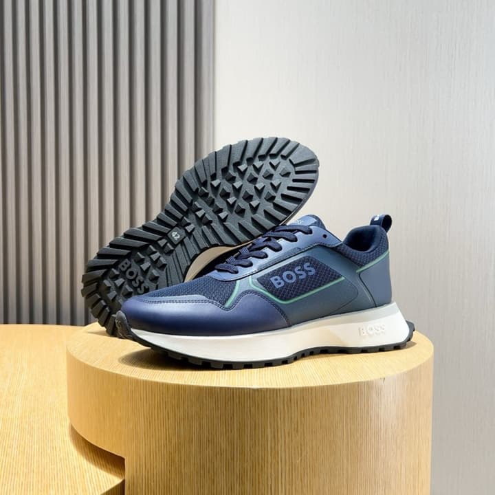 Boss Men's Luxury Sport Sneakers in Black