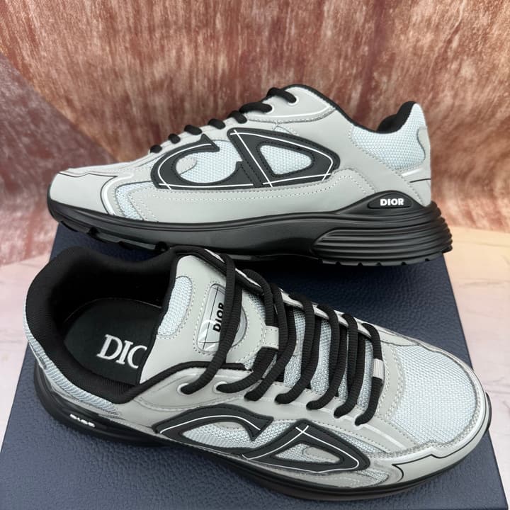 Dior B30 Unisex Sneakers in Glossy Black