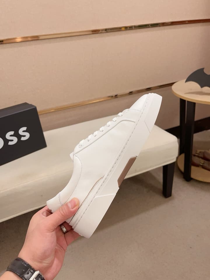 Boss Premium Casual Men's Sneakers in Black Monochromatic