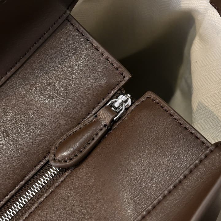 The Row Marlo Tote – 2025 Collection in Classic Black