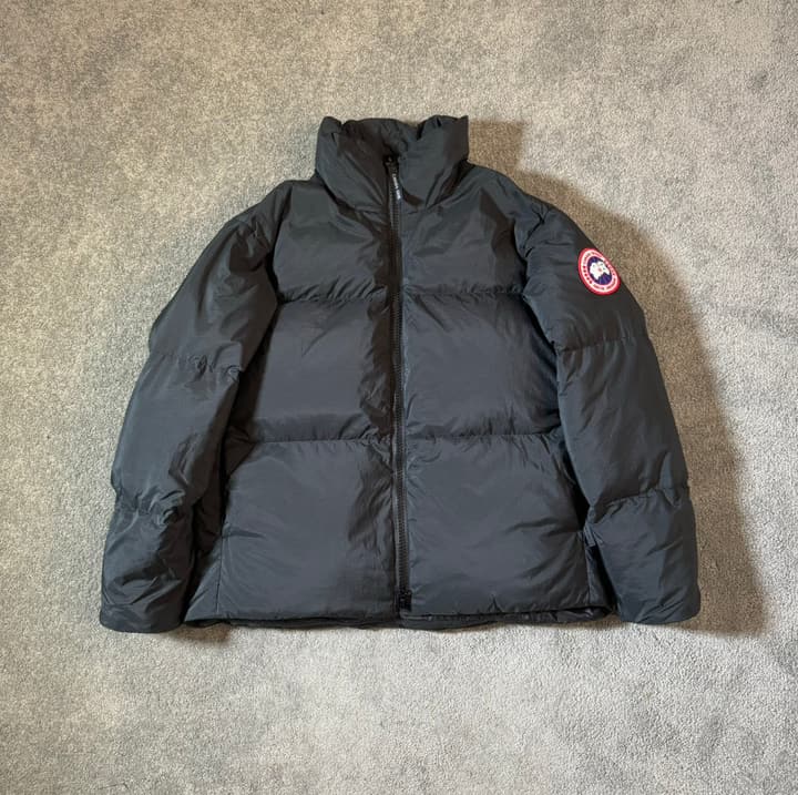 Canada Goose Lawrence Stand-Collar Puffer Jacket in Classic Black