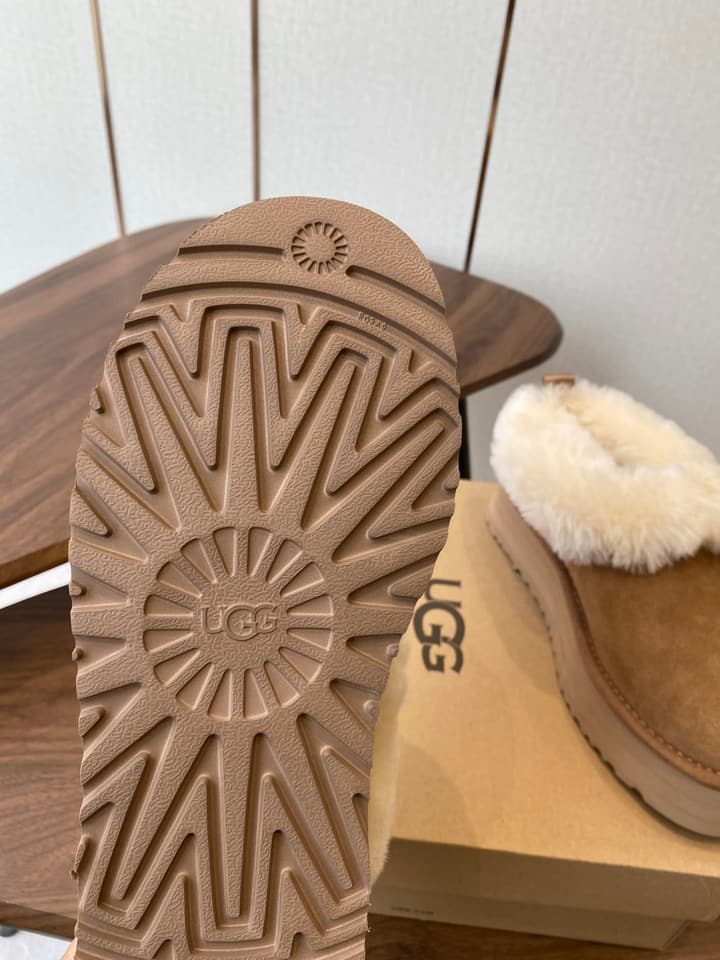 UGG Tazzler Sheep Wool Slippers – Autumn/Winter Collection in Black Suede