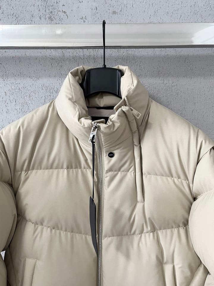 Fendi European Limited Edition Down Jacket in Cream White