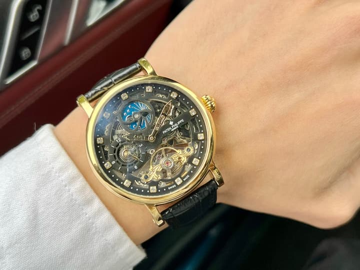 Patek Philippe Men's Automatic Skeleton Watch