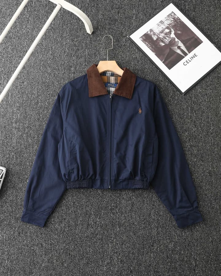 Ralph Lauren Campus Collared Jacket in Blue