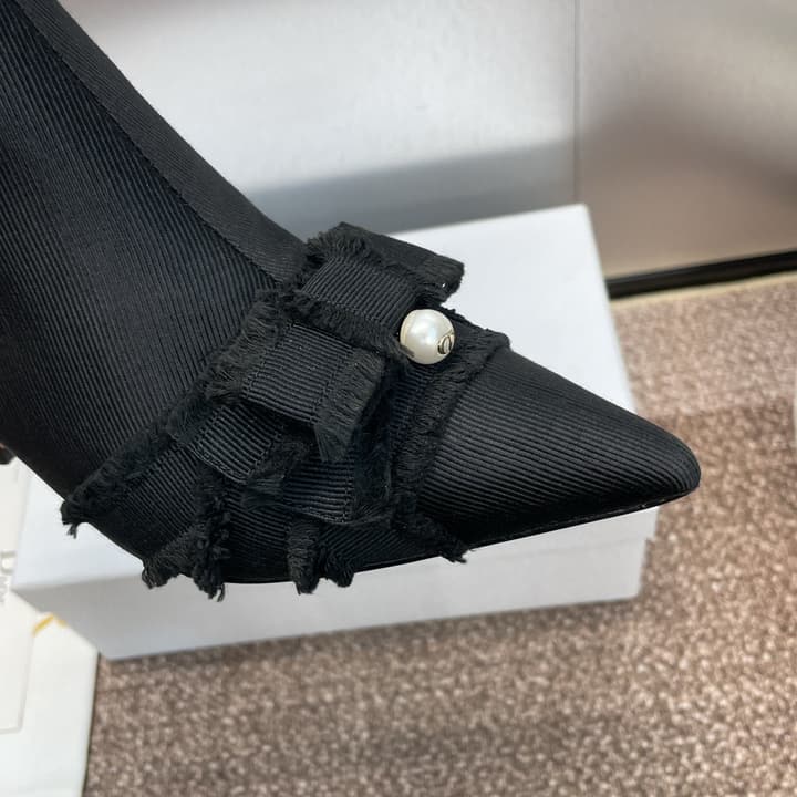 Dior J'Adior Adiorble Tassel Ankle Boots – 2024 Fall/Winter Collection in Black High Heel