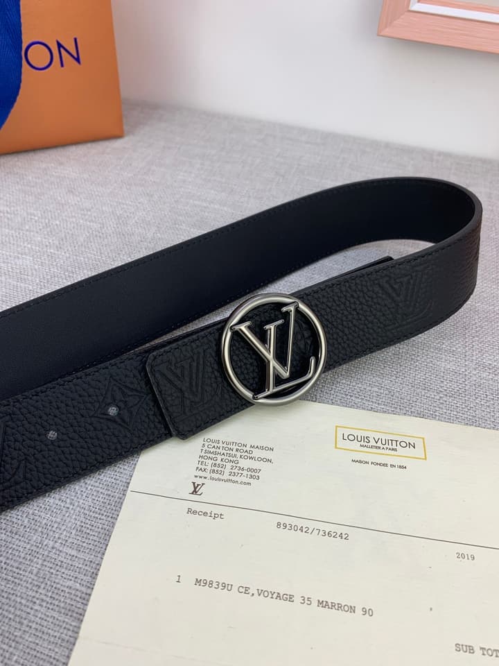 Louis Vuitton LV Shadow Monogram Belt