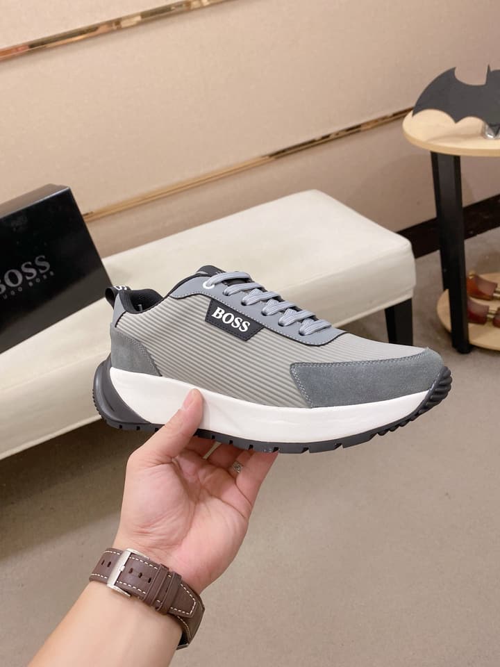 Boss Latest Casual Men's Sneakers in Dark Gray
