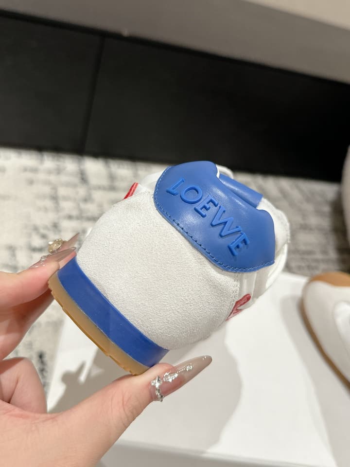 Loewe Ballet Runner 2.0 Unisex Sneakers – 2025 Collection in White And Light Blue