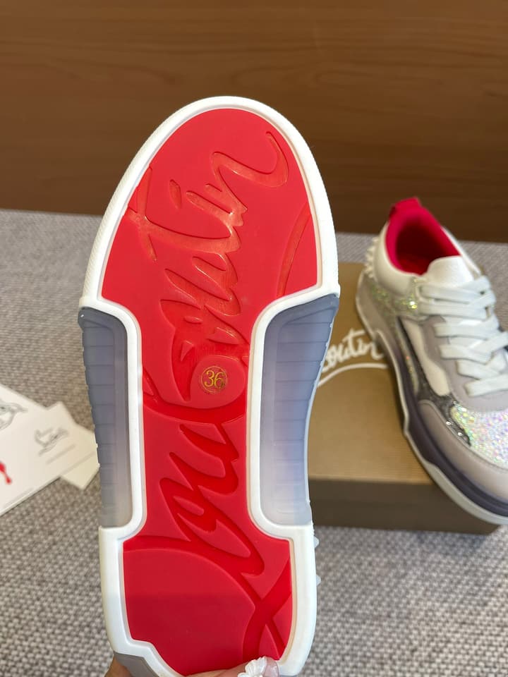 Christian Louboutin Astroloubi Color-Block Sneakers