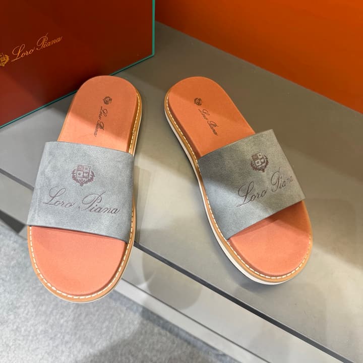 Loro Piana Summer Walk Crisscross Mules