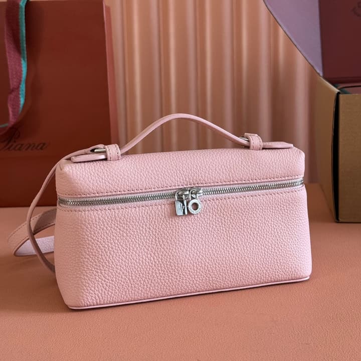 Loro Piana Extra Pocket L19 Crossbody Bag in Cream Gold Hardware