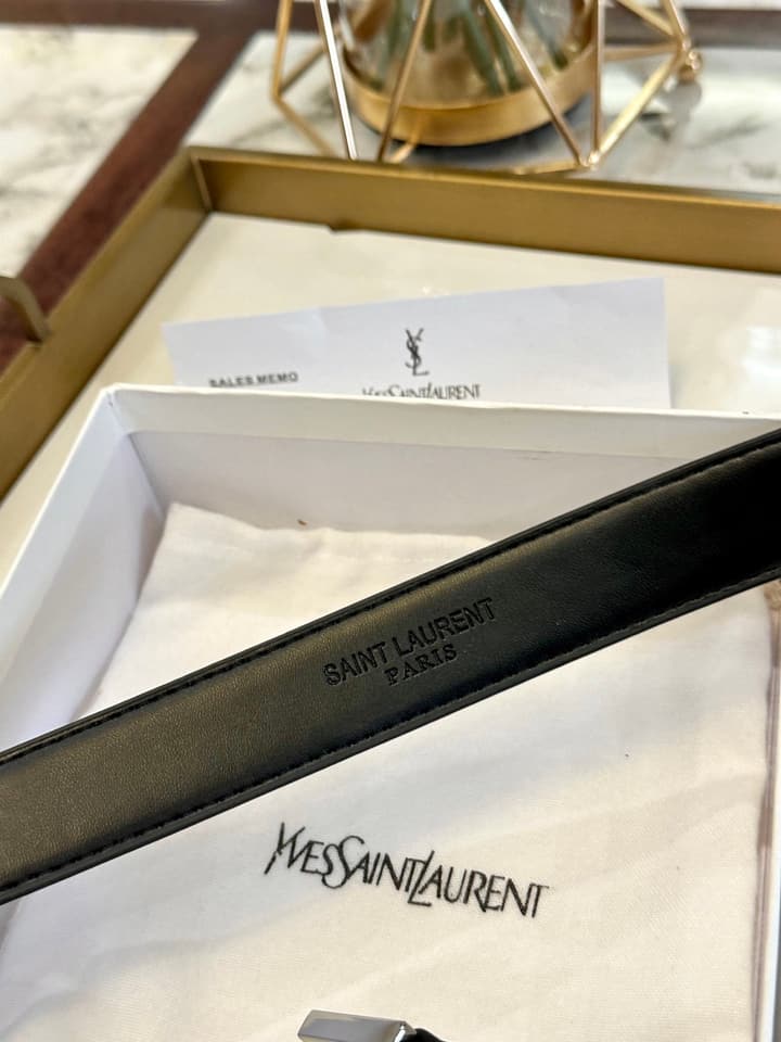 Saint Laurent Classic Leather Belt – 3.0cm