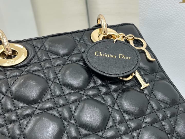 Dior Lady Dior My ABCDior Bow Handbag in Classic Black