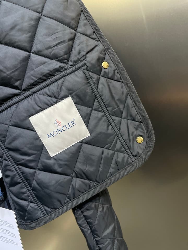 Moncler Quilted Padded Jacket – 2025 Collection in Black Quilted