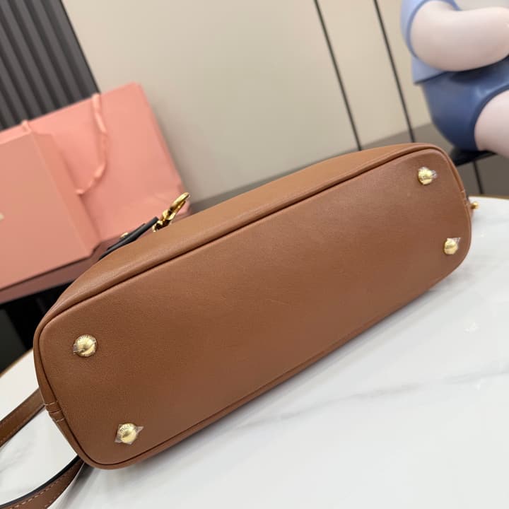 Miu Miu Aventure Leather Shoulder Bag