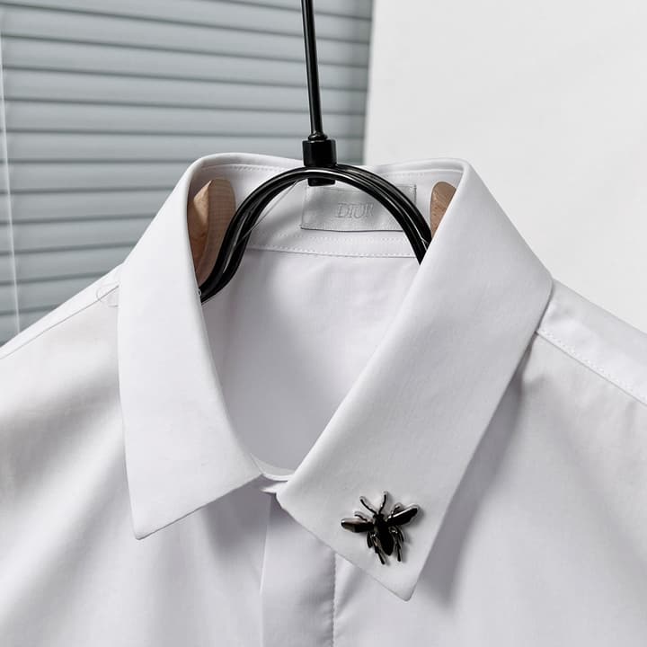Dior Classic Metal Bee Shirt in Black