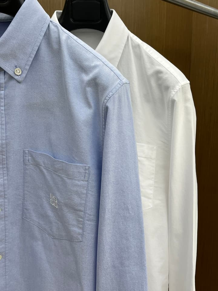 Givenchy Oxford Cotton Long-Sleeve Shirt – Spring/Summer Collection