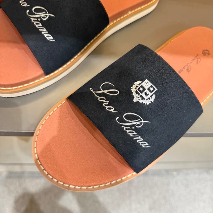 Loro Piana Summer Walk Crisscross Mules